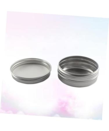 FRCOLOR Cosmetic Jars Travel Containers for Toiletries Travel Glass Butter Cream Oil Pastels Travel Jars for Creams Cream Jars with Lid Tea Pomade Aluminium Tin Travel Can - Buy Online on GoSupps.com