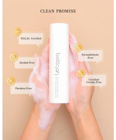 Belocian Helichrysum Brightening Cleansing Face Foam | Anti-Aging & Wrinkle Prevention | 3.4 Fl OZ | Halal Certified for All Skin Types - Buy Online on GoSupps.com