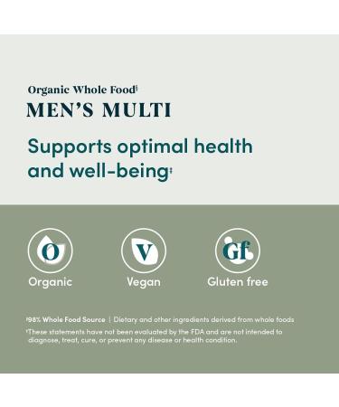 Amazon Elements Organic Whole Food Men's Multi 60 tablets 60 Count (Pack of 1) - Buy Online on GoSupps.com