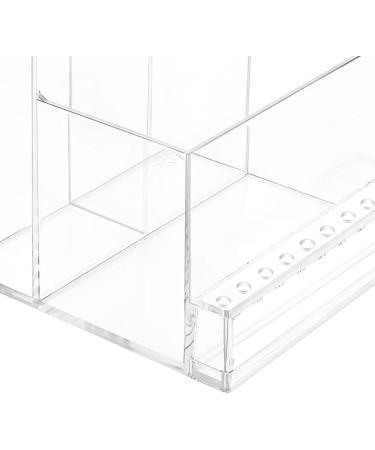 Folpus 3 Rows 10 Holes Nail Drill Bits Holder Transparent Desk Organizer for Salon Nail Drill Bit - Buy Online on GoSupps.com
