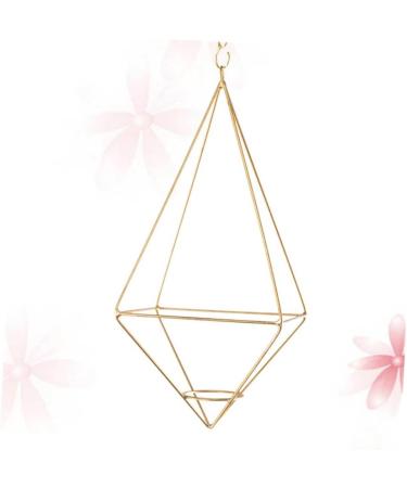Cabilock Door Ornament Wedding Decoration Geometric Metal Tillandsia Rack Wedding Hanger Pineapple Outdoor Golden 5*12.5cm - Buy Online on GoSupps.com