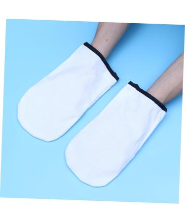 Beavorty Moufles de Paraffine Th rapeutiques en Coton ponge 2 Paires Taille Unique Isolants pour Mains et Pieds Spa Massage Soin Hydratant Blanc Bord Noir - Buy Online on GoSupps.com