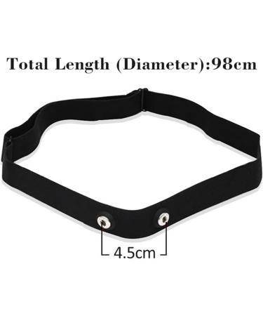 Buy Lrporyvn 2 x Elastic Heart Rate Chest Straps for Geonaute Sensor - International Shipping Available - Buy Online on GoSupps.com