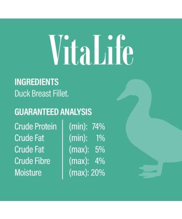 VitaLife 400 g Duck Tenders All Natural Dog Treats - Buy Online on GoSupps.com