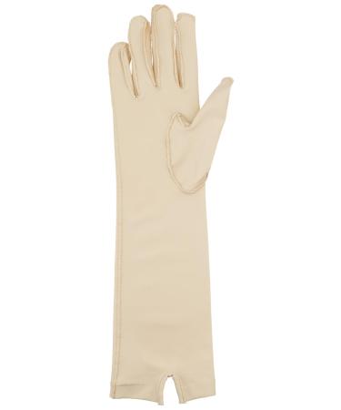 Rolyan Forearm Length Right Compression Glove - Full Finger Sleeve for Edema Swelling Water Retention & Varicose Veins - Small Size - Buy Online on GoSupps.com