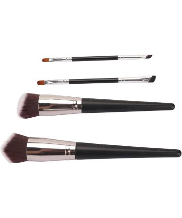 Make Up Brush Set 2 Large Concealer Brush 2 Angled Eyeliner Brush Fine Brush Hair Easy to Use for Beginners Saves Makeup Time Good Helper Fiber Brush Hair - Buy Online on GoSupps.com