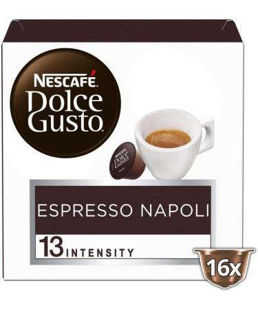  G n rique DOLCE GUSTO Espresso Napoli - Intense coffee capsules - 16 doses - 128g of authentic flavors - Enjoy a personalized coffee break! - The Set Of 3 - Buy Online on GoSupps.com
