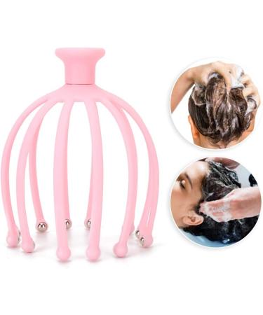 Head Massage Spider - Pink Scalp Massage Brush & Stress Reduction Device | Ultimate Hair Therapy Tool - Buy Online on GoSupps.com