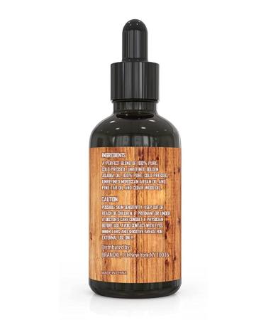 Cedarwood & Pine Beard Oil Conditioner - 1oz - All Natural with Argan & Jojoba Oils - Softens & Strengthens Beards - Men's Mustache Care - Buy Online on GoSupps.com