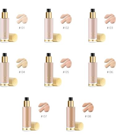 lmoikesz 30ml Face Foundation Pore Concealer Waterproof Brightening Whitening Cosmetic Makeup Beauty Accessories Women Type 5 - Buy Online on GoSupps.com