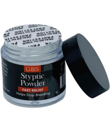 G.B.S Styptic Powder 5G - Pack of 3 with Twist-off Cap and Protective Seal - Fast-Acting Solution for Cuts and Nicks - Buy Online on GoSupps.com