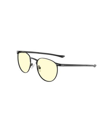 Gunnar - Premium Gaming and Computer Glasses - Blocks 65% Blue Light - Mateo Onyx Amber Tint