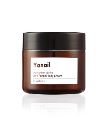 Antifungal Cream Yanail Itch Relief Cream for Face & Body Multipurpose Anti Fungal Skin Cream for Athletes Foot Cream Jock Itch Eczema Ringworm and Nail Fungal 60g