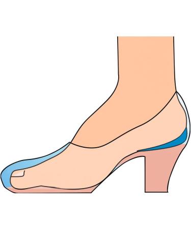 Vital Comfort Blue Heel Inserts - Ultimate Foot Support for All-Day Comfort | International Shipping Available - Buy Online on GoSupps.com