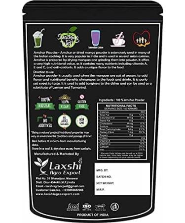  AOZA AOZA Organic Prime Organic Amchur Powder | Dry Mango Powder | Amam Powder - 100g - Buy Online on GoSupps.com