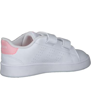 adidas Kids Advantage Cf I Sneaker - Child 8 UK - Ftwr White/ Acid Red - Buy Online on GoSupps.com