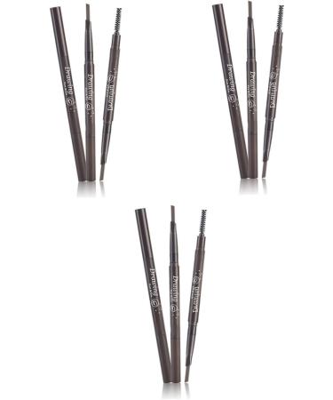 Healeved 3pcs 2 1 Eyebrow Brush Pen Waterproof Eyebrow Filler Eye Brow Brush Eyebrow Spoolie Brush Preamp 1 count (Pack of 1) As Shownx3pcs - Buy Online on GoSupps.com