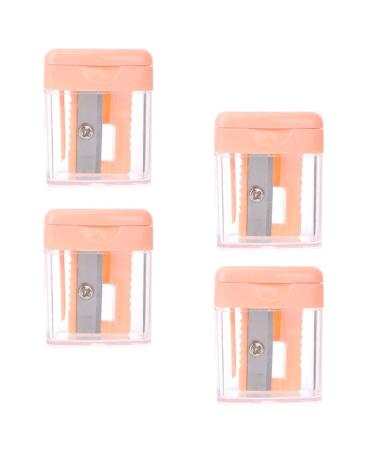 Beaupretty 4pcs Pencil Sharpener Cosmetic Pen Sharpener Lipstick Sharpener Women Pen Sharpener Eyeliner Pen Sharpener Pencil Eyeliner Eyebrow Liner Sharpener Abs Make up Woman Makeup Tools