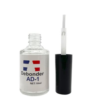 Professional Individual False Nail Rhinestone Nail Decorations Glue Remover Adhesives Clear Makeup Removal Gel Debonder 10ml with Small Brush (2PCS) - Buy Online on GoSupps.com