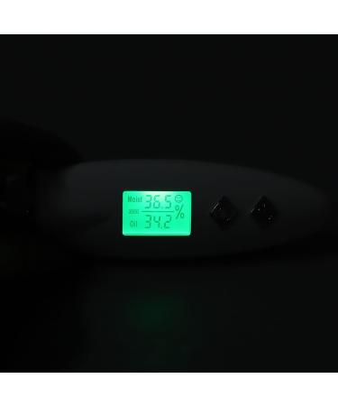 Smart Analyse Skin Water Oil Analyzer with 3 Color Indicator Light Portable Facial Analyzer USB Facial Moisture Meter for Beauty Salon - Buy Online on GoSupps.com