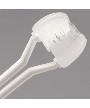 Suicra Three-Head Toothbrush - Safe Red Design for Complete Oral Care 185mm - Perfect for Tea Lovers - Buy Online on GoSupps.com