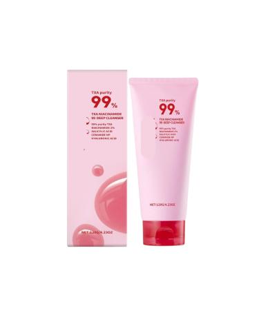 Nettoyant Visage Nettoyant En Profondeur La Niacinamide: Doux Anti-acn Nettoie Les Pores Hydrate Et Ne Laisse Pas De Peau S che Apr s Le Lavage.(2PCS)