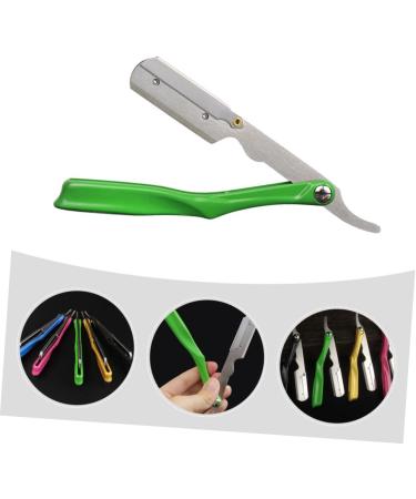 Frcolor 4-Piece Manual Razor Cartridge Set | Barber Wet Razor & Eyebrow Grooming Tools for Men - Premium Razor Blades & Holder - Buy Online on GoSupps.com