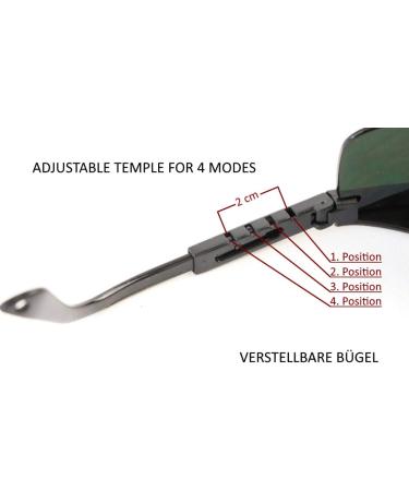 SafeLightPro F5: Eye Protection Goggles for HPL and IPL Hair Removal - UV Safety Glasses - Buy Online on GoSupps.com