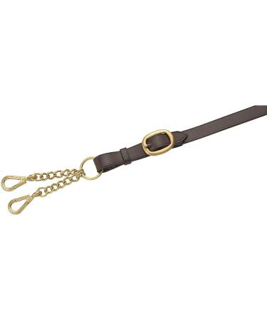 Shires Equestrian - Blenheim Leather Lead Rein With N'mkt Ch - Havana - Size: Onesize