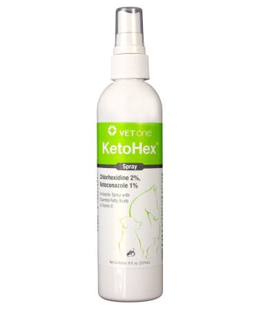 VetOne: KetoHex Veterinary Formulated Spray for Dogs, Cats, & Horses, 8 oz Bottle