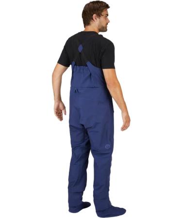 Mustang Survival Taku Dry Bib Pant - Men's Neptune/Navy Medium | Waterproof Breathable Protection - Buy Online on GoSupps.com