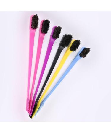 FOMIYES Eyebrow Brush Comb Double-head Eyebrow Brush Eyelash Curler Brush Auxiliary Small Multipurpose Brow Brush for Grooming and Shaping Brow