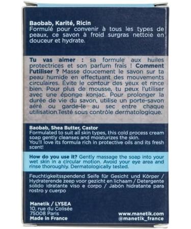Manetik Moisturizing Soap All Skin Types Organic 100g - Buy Online on GoSupps.com