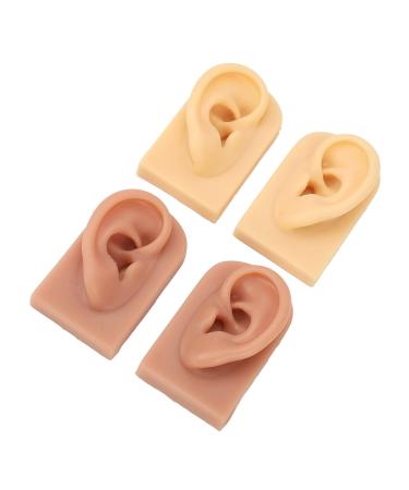 3D Silicone Ear Model for Beauty Salons - Flexible Reusable with 2 Piercing Pairs - Ideal Display for Training - Buy Online on GoSupps.com