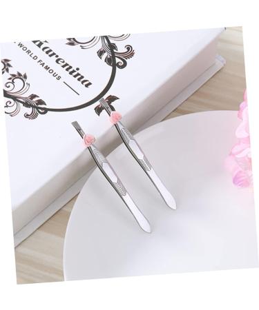 minkissy Eyebrow Clip Slant Tip Eyebrow Tweezer Eyebrow Eyebrow Removal Tool A011 Flat - Buy Online on GoSupps.com