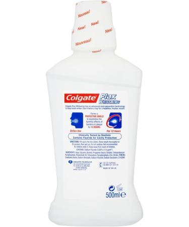 Colgate Plax Blanchiment Rince-Bouche (500Ml) - Buy Online on GoSupps.com