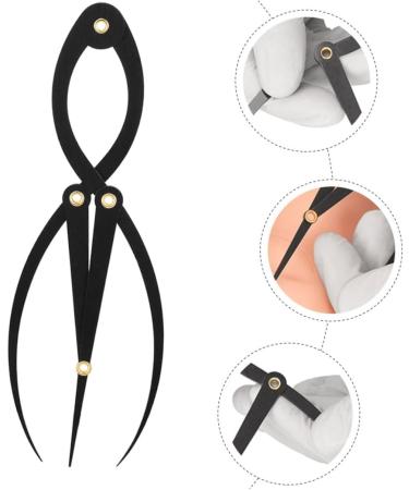 Beavorty Makeup Stencil Eyebrow Extensions Shaper Tool Stainless Steel Eyebrow Positioning Ruler Metal - Buy Online on GoSupps.com