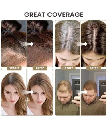 Instant Hair Shading Powder for Men Women Black Boldify Hairline Powder Hair Root Touch Up Powder Hair Shadow Powder (2# Light Coffee) - Buy Online on GoSupps.com