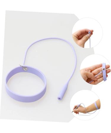 Mikinona Tweezers Silicone Bracelet Lash Tweezer Wristband Small Lash Applicator Holder Professional Tweezers Professional Eyelash Tool Convenient Eyelash Tweezer Purple - Buy Online on GoSupps.com