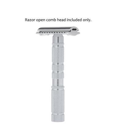 Baugger Double Edge Shaving Head | Open Comb Razor for Men | Premium Shaving Tool for Smooth Shave - International Shipping Available - Buy Online on GoSupps.com