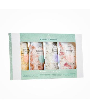 Relaxing Renew and Restore Blissful Bath Salts Set