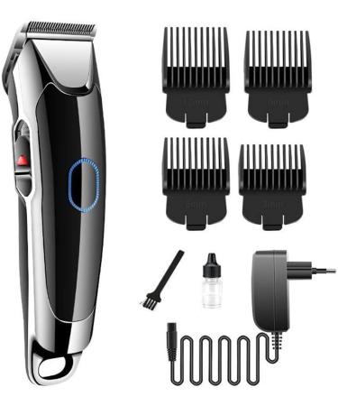 Hair Clippers for Men Cordless Hair Trimmer Professional Haircutting Kit Waterproof USB Rechargeable Haircut Grooming Kit with 4 Combs for Home Styling