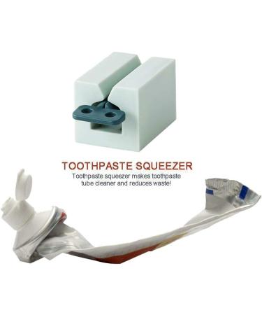Crcyphne 4Pcs Multifunctional Toothpaste Tube Squeezer Plastic Tooth Paste Holder Dispenser - Buy Online on GoSupps.com