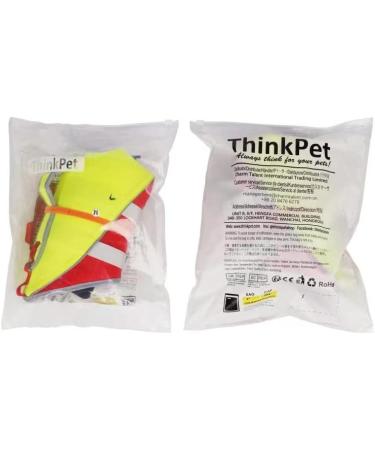 ThinkPet Adjustable Dog Life Jacket | Reflective Lifesaver with Buoyancy | Perfect for Large Dogs - Mint Green & Pink - Buy Online on GoSupps.com