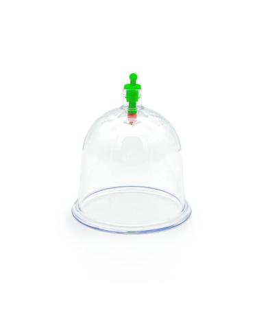 50x High-Quality Plastic Cupping Glasses with Pump Hijama Cupping Cups (7cm) for Effective Hacamat Therapy - Buy Online on GoSupps.com