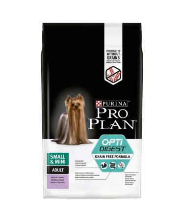 PURINA PRO PLAN | Small & Mini Adult 1+ Sensitive Digestion | Rich in Turkey | Grain Free Dry Food | Dog | 7kg Bag