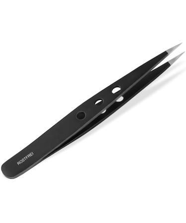 Professional pointed tweezers pointed plucking tweezers beauty tweezers hair plucking tweezers 9.5 cm