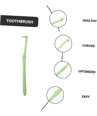 GANAZONO 2 Pcs Pet Single Head Toothbrush Puppy Gentle Toothbrush Dog Toothbrush and Toothpaste Plastic - Buy Online on GoSupps.com
