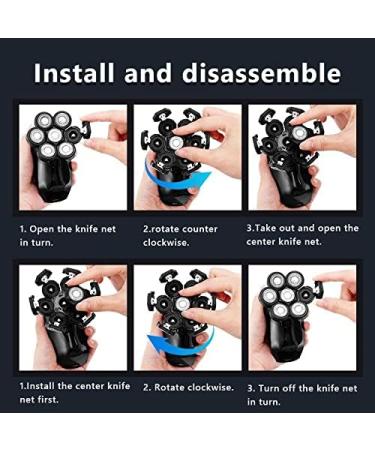 Electric Razor for Men - 5-in-1 Waterproof Shaver with 7D Floating Head | USB Rechargeable Trimmer | Premium Grooming Kit - Buy Online on GoSupps.com