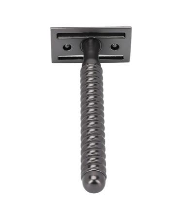 Double Edge Safety Razor - Manual Shaver for Men | Comfortable Zinc Alloy - Black | International Shipping Available - Buy Online on GoSupps.com